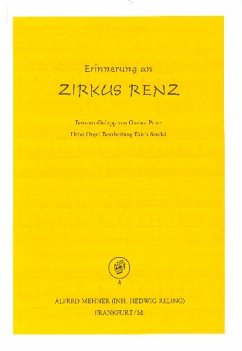 Cover Erinnerung an Zirkus Renz für E-Orgel