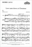 Love came down at Christams for mixed chorus and piano (organ) score