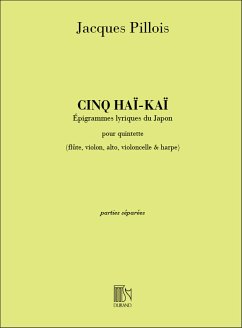 Cover Pillois 5 Hai-Kai Parties Chamber music