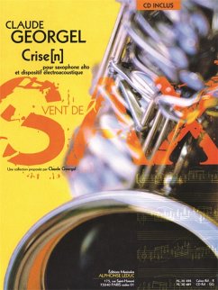 Cover Crise(n) (+CD) pour saxophone alto et dispositif électroacoustique