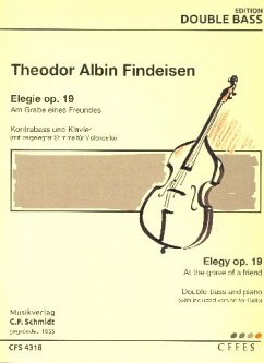 Cover Elegie op.19 für Kontrabass (Violoncello) und Klavier