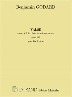 Cover 3 morceaux op.116,3 valse pour flűte et piano