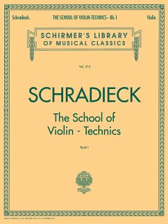 Cover School of Violin Technics - Book 1