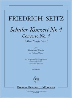 Schüler-Konzert D-Dur Nr.4 op.15 für Violine und Klavier