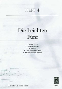 Cover Die leichten Fünf Band 4 für Akkordeon
