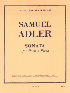 Cover Sonata for horn and piano
