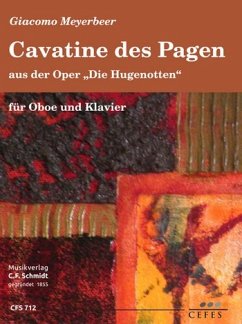 Cover Cavatine des Pagen aus Die Hugenotten für Oboe und Klavier