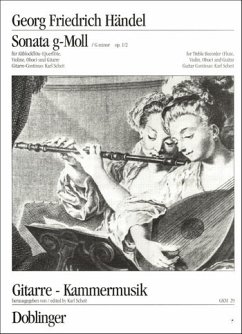 Cover Sonate g-Moll op.1,2 für Altblockflöte und Gitarre