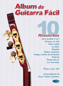 Cover Mercedes Sosa: for vocal/guitar/tab