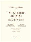 Das Gesicht Jesajas op.41 für Soli, gem Chor, Orgel und Orchester Klavierauszug (en/dt)