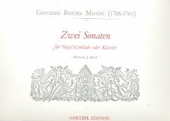 Cover 2 Sonaten für Orgel (Cembalo, Klavier)