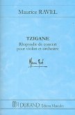 Tzigane rhapsodie de concert pour violon et orchestre partition miniature