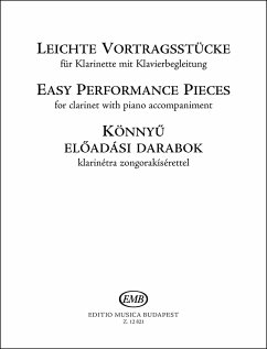 Cover Leichte Vortragsstücke für Klarinette und Klavier