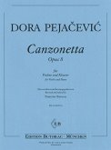 Canzonetta op.8 für Violine und Klavier