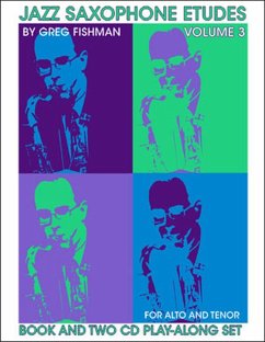 Cover Jazz Saxophon Etudes vol.3 (+2CD's) for alto and tenor saxophones