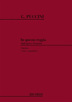 IN QUESTA REGGIA PER SOPRANO E PIANOFORTE (IT) TURANDOT