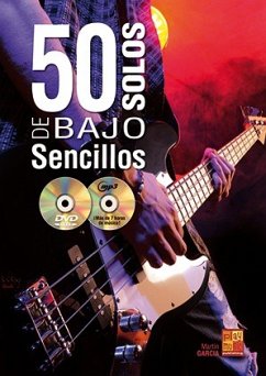 Cover 50 Solos De Bajo Sencillos Bass Guitar Buch + CD + CD-ROM