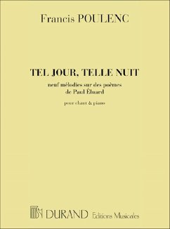 Tel jour telle nuit pour mezzo soprano et piano