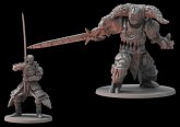 Dark Souls RPG Minis Wave 3 SKU 2 - Sir Alonne & Smelter Demon