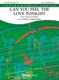 Can You Feel the Love Tonight Saxophonquartett Partitur + Stimmen