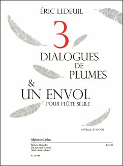 Cover 3 Dialogues de Plumes et Un Envol pour flute seule