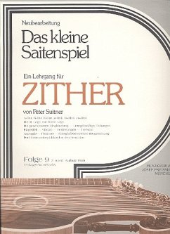 Cover Das kleine Saitenspiel Band 9 Lehrgang für Zither