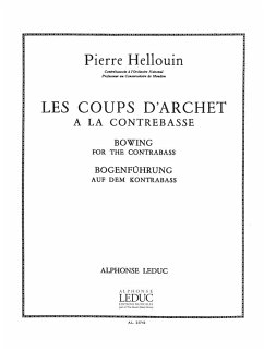Cover Les coups d'archet ŕ la contrebass