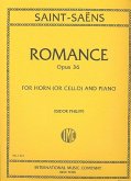 Romance op.36 for horn (or cello) and piano Romance op.36 for horn (or cello) and piano
