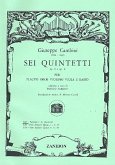 6 quintetti op.8-9 per flauto, oboe e trio d'archi Partitur