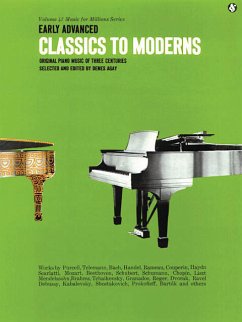 Early Advanced Classics to Moderns Early Advanced Classics to Moderns