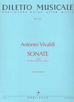 Cover Sonate c-Moll für Oboe und Bc