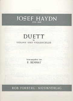 Cover Duett für Violine und Violoncello, Partitur