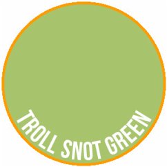 Troll Snot Green TWO THIN COATS Wave Two Paint highlight