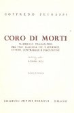 Coro di morti madrigale drammatico per voci maschili, 3 pianoforti, ottoni, contrabassi e percussione, partitura