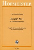 Konzert C-Dur Nr.1 für Kontrabaß und Orchester für Kontrabaß und Klavier