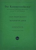 Konzert A-Dur für 2 Flöten und Streicher Partitur