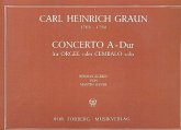 Concerto A-Dur für Orgel oder Cembalo solo