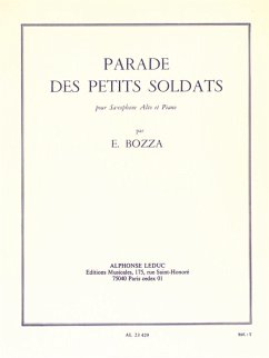 Cover Parade des petites soldats pour saxophone alto et piano