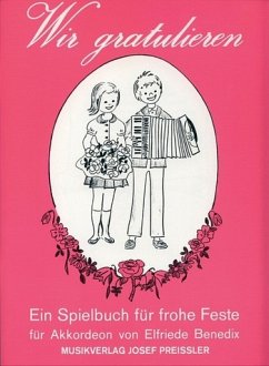 Cover Wir gratulieren Ein Spielbuch für frohe Feste für Akkordeon