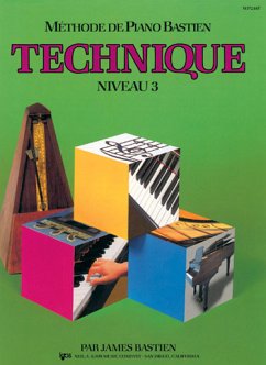 Cover Méthode de piano Bastien - technique niveau 3 pour piano (frz)