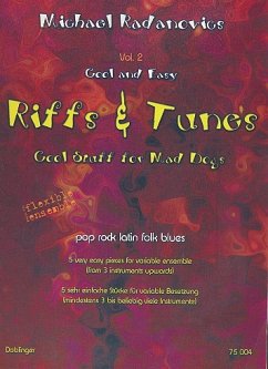 Cover Riffs and Tunes vol.2 für variable Besetzung (ab 3 Instrumenten) Partitur und Stimmen