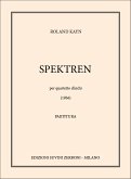 ESZ00666600 Spektren für Streichquartett Partitur