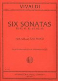 6 Sonatas for cello and piano 6 Sonatas for cello and piano