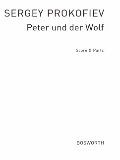 Cover Peter und der Wolf for flexible winds and piano score and parts