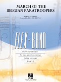 Pierre Leemans, March of the Belgian Paratroopers 5-Part Flexible Band and Opt. Strings Partitur + Stimmen