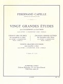 20 grandes études vol.1 (nos.1-10) pour saxophone ou hautbois