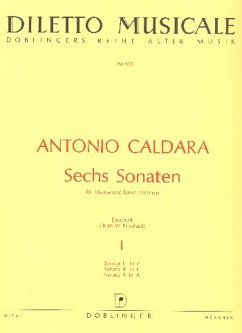 Cover 6 Sonaten Band 1 (Nr.1-3) für Violine und Bc