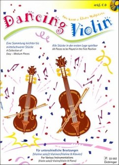 Cover Dancing violin (+CD) leichte bis mittelschwere Stücke für Violine (2 Violinen, Violine und Klavier)