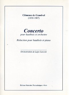 Cover Concerto pour hautbois et orchestre pour hautbois et piano