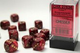 VortexŽ 16mm d6 Burgundy/gold Dice Block (12 dice) VortexŽ 16mm d6 Burgundy/gold Dice Block (12 dice)